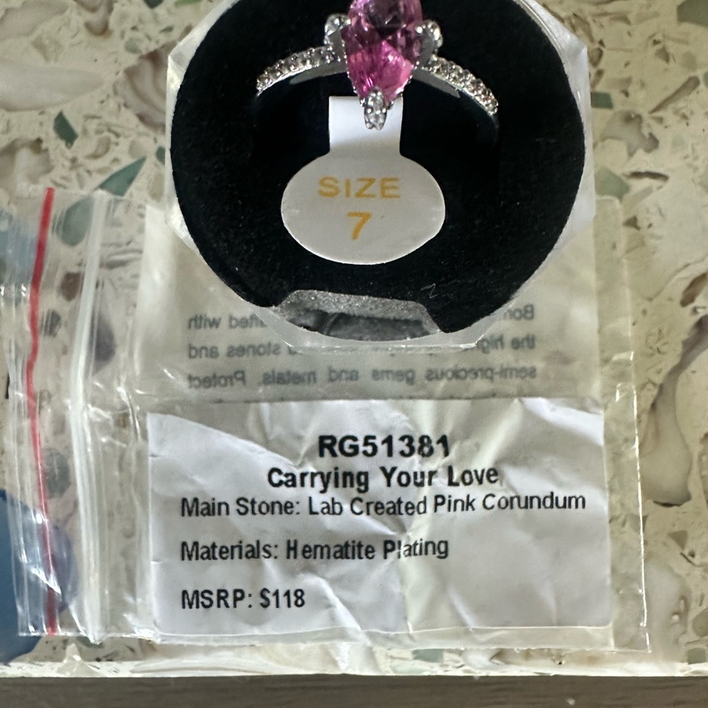 BP OG Bomb Party Carrying Your Love Ring- Size 7- RG51381
